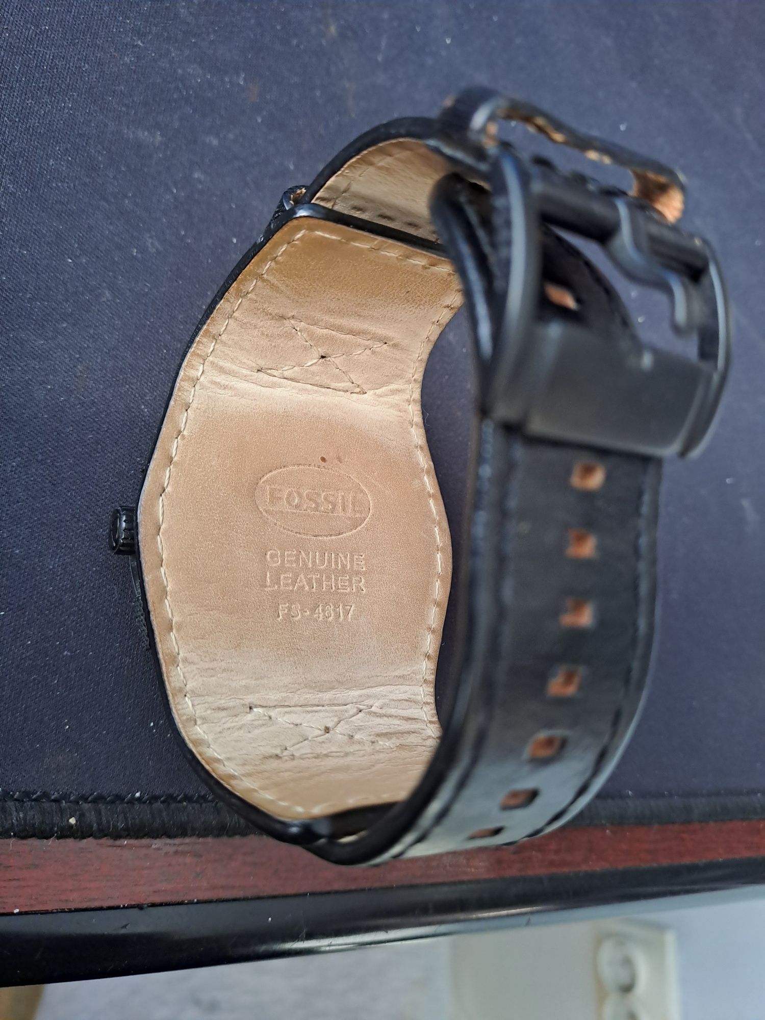 Ceas Fossil all Leather black