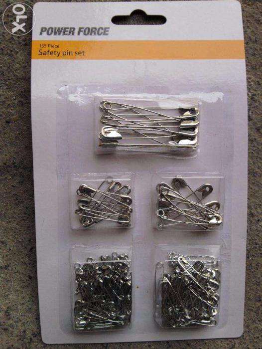Set ace siguranta 155 bucati, nr.1-5 de la 2 cm la 5 cm pt. croitorie