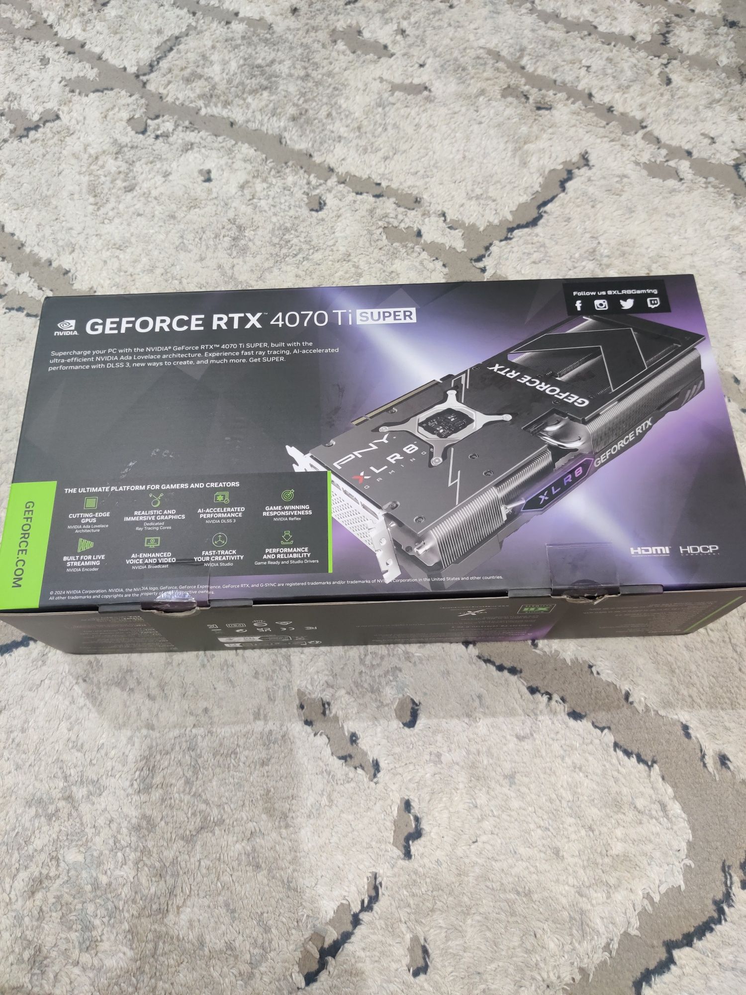 Pny Rtx 4070Ti Super Verto OC 16Gb 256Bit GDDR6X