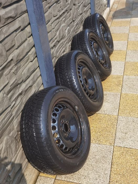 Jante tabla R16 + cauciucuri de iarna