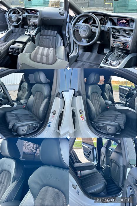 Audi A5 2.0tdi Quattro 4X4 Automat Pachet S-Line /Alb Perlat Alcantara