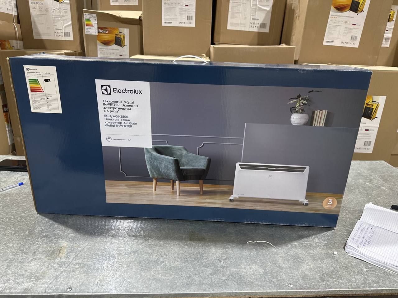 Electrolux 2,5 кВТ инвертор конвекторный обогреватель