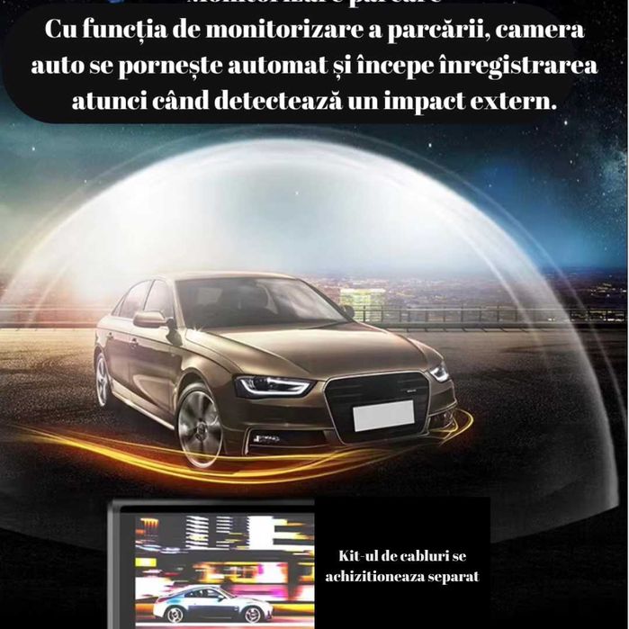Camera Auto DVR 4K EDIMA®, Camera de bord ultracompacta, FULL HD 4K,