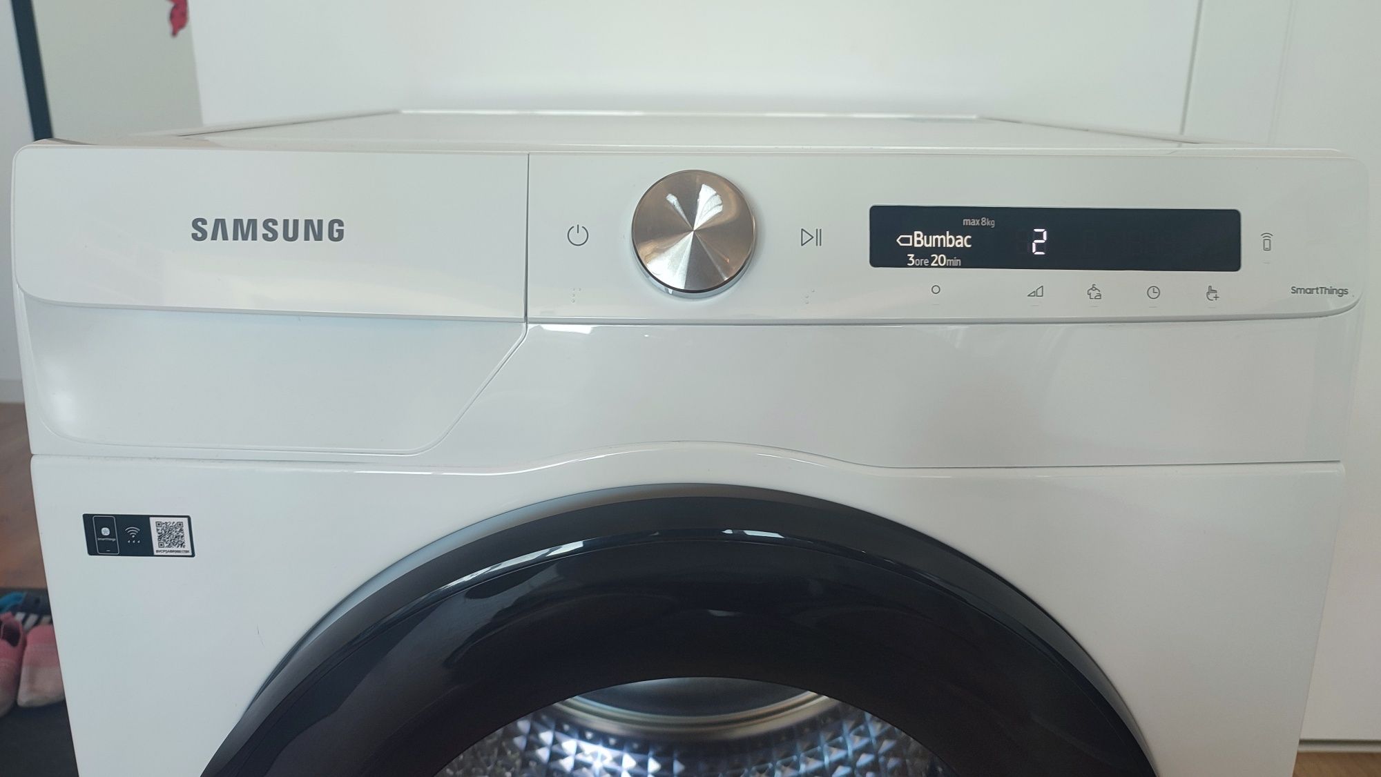 Vand Uscator de rufe Samsung DV80T5220AW/S7