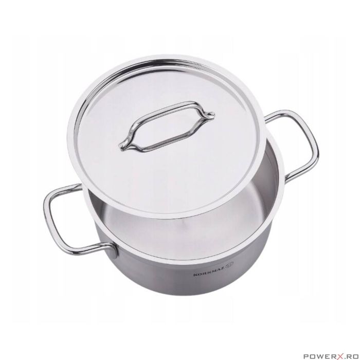 Oala cu capac din inox, 30X20cm 14litri, compatibila cu toate tipurile