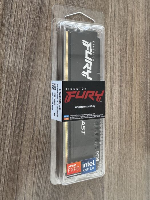 Нова рам памет DDR5 32GB Kingston 6000MHz CL30