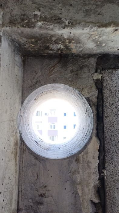 EXECUT GĂURI pentru hotă,în bca,cărămidă şi alte tubulaturi