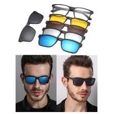 Солнцезащитные очки 5в1 с насадками. Бесплатная доставка