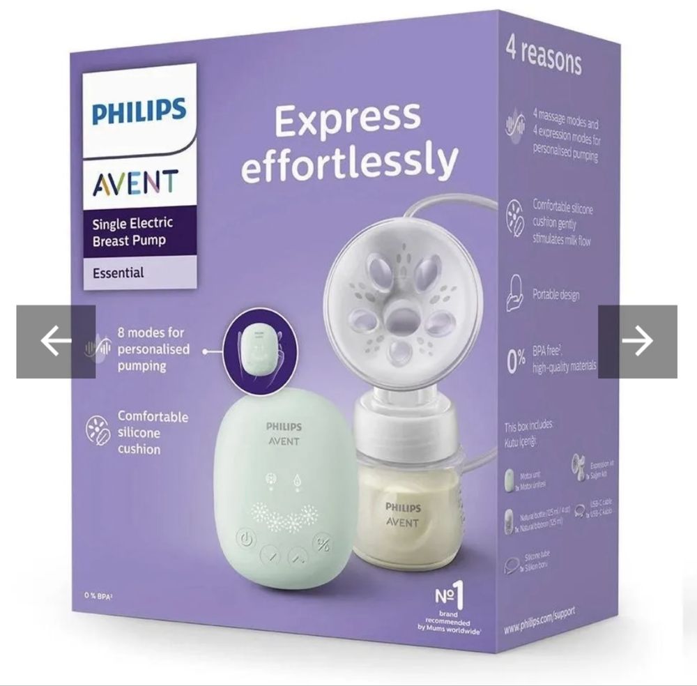 Единична електрическа помпа Philips Avent - Essential