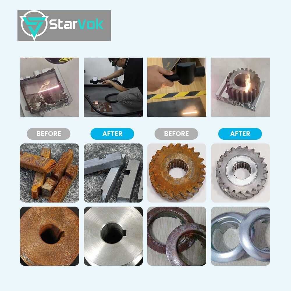 Apara de sablat/curățat cu laser ( lemn, zidarie, fier) 48 luni garant