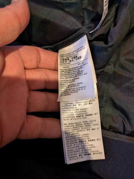 Леко,  дамско пухено яке Levis размер М.