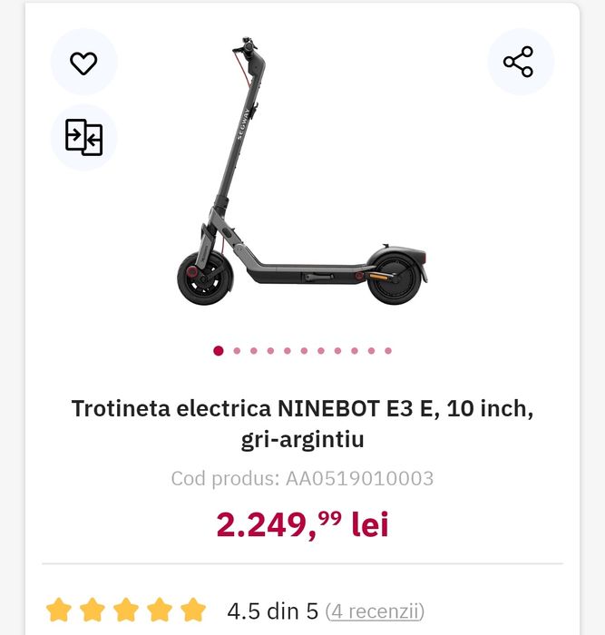 Trotineta electrica