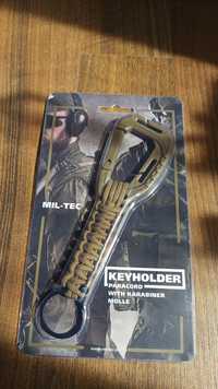 Breloc Paracord cu carabina (Keyholder)