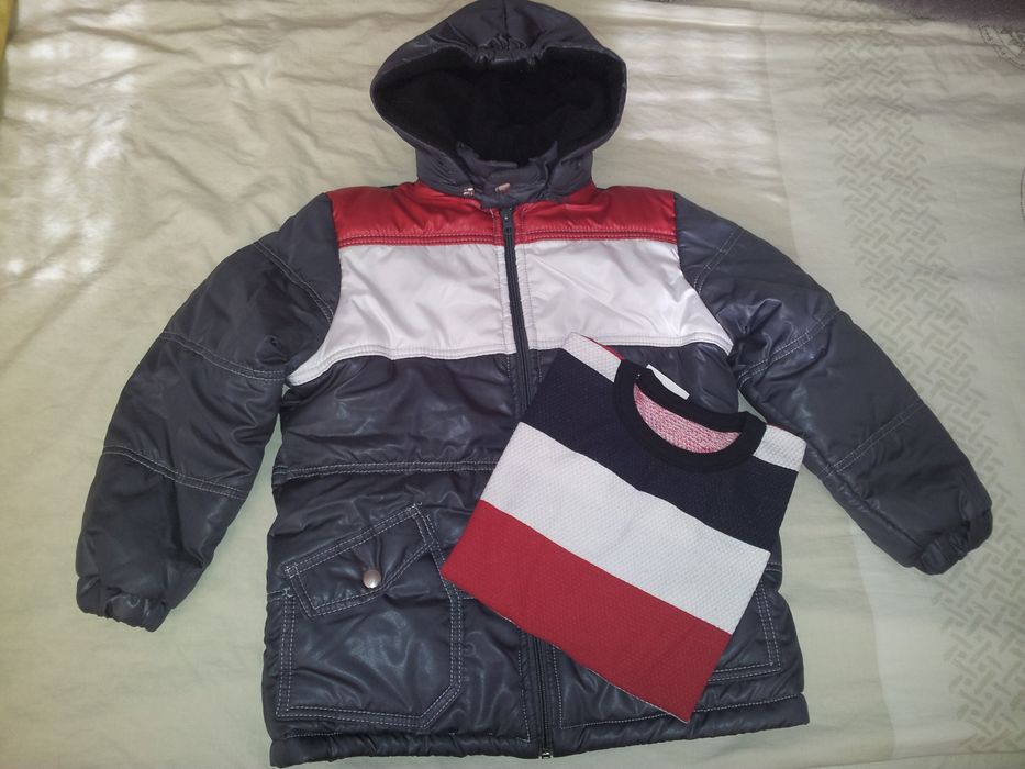 НОВО Яке и блуза  - 110/116