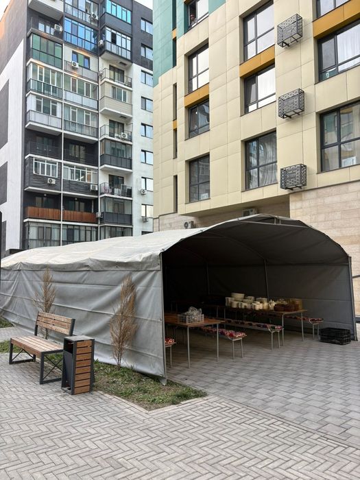 Аренда палаток и стол стуля посуда казан