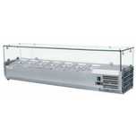 Frosty VRX2000380-Vitrina rece ingrediente pizza/salate 2000x395x435mm