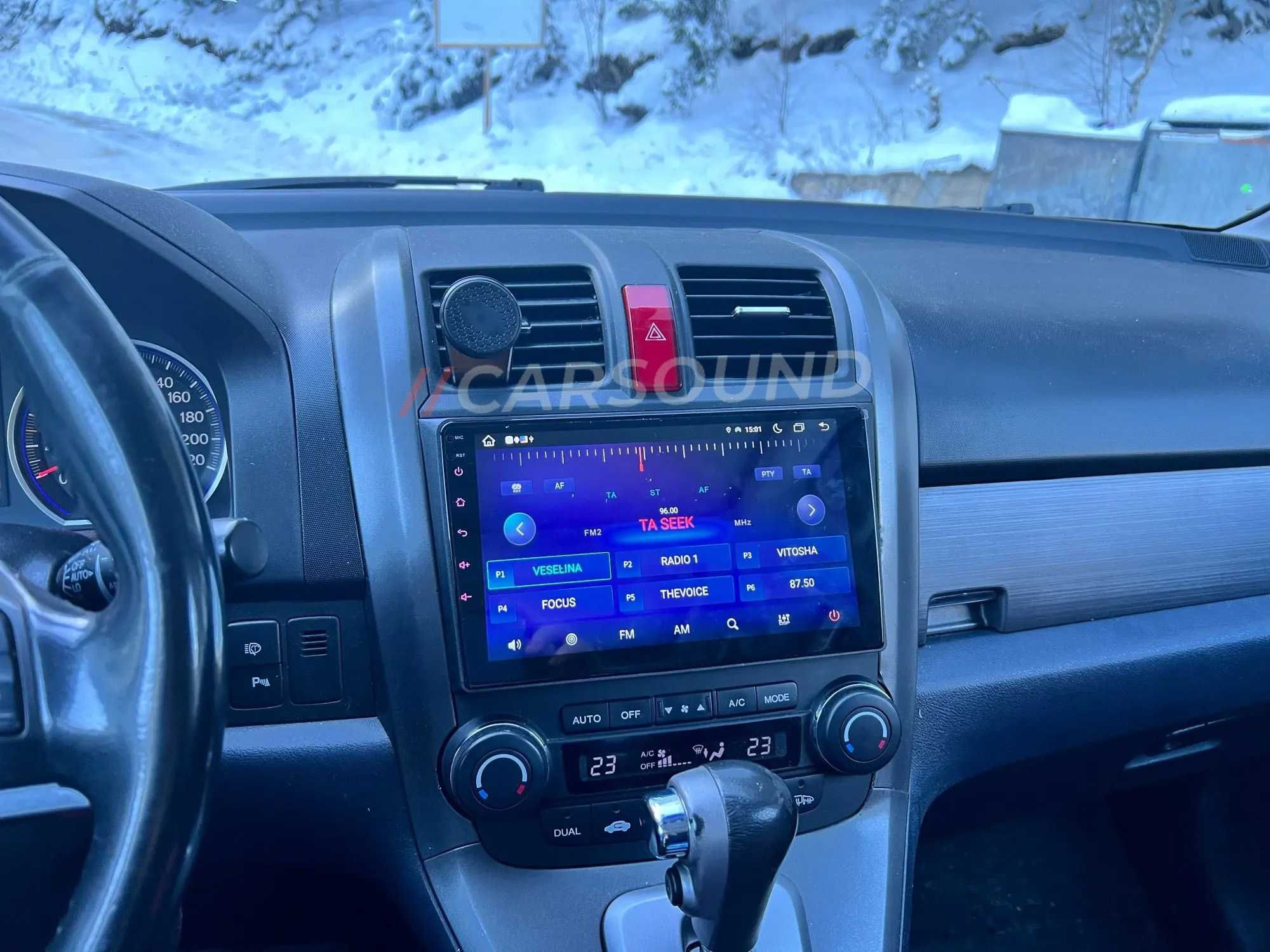 Honda CRV 9" Мултимедия / Android 14 Хонда ЦРВ 07-11 Навигация Андроид