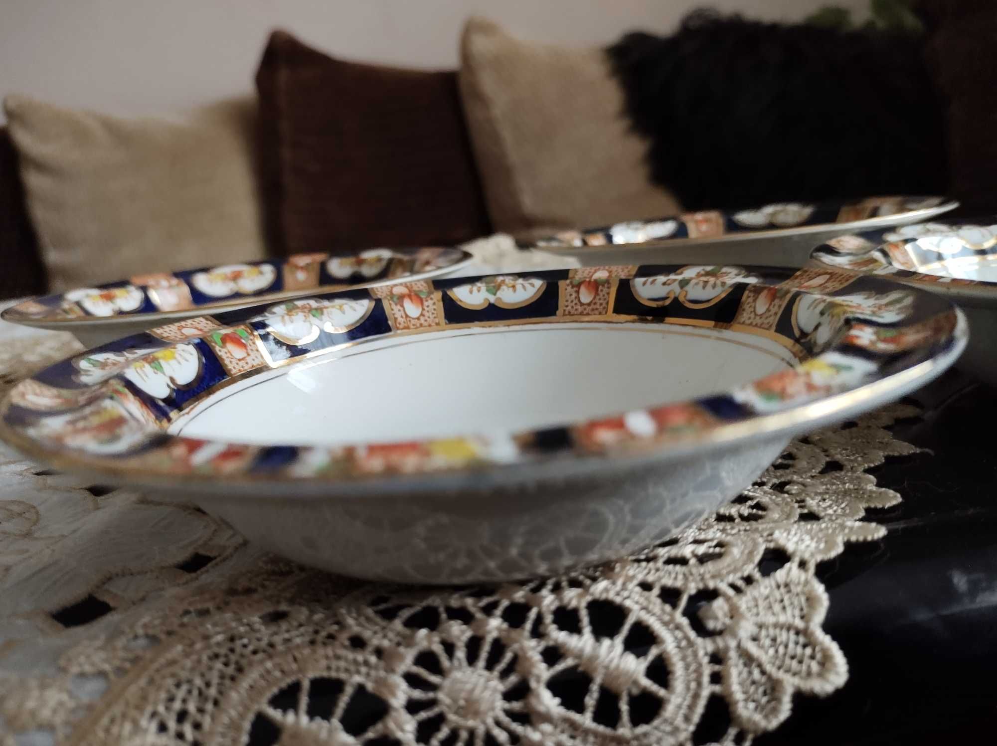 Античен английски комплект -4бр- F.W.BARROW&SON CORONATION WARE
