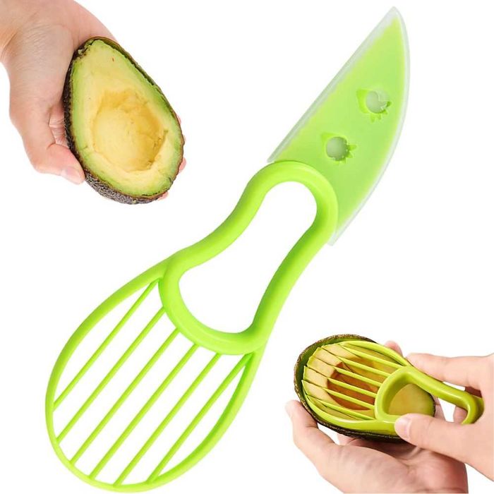 Cutit multifunctional avocado 3-in-1 taiere curatare scoaterea sambure
