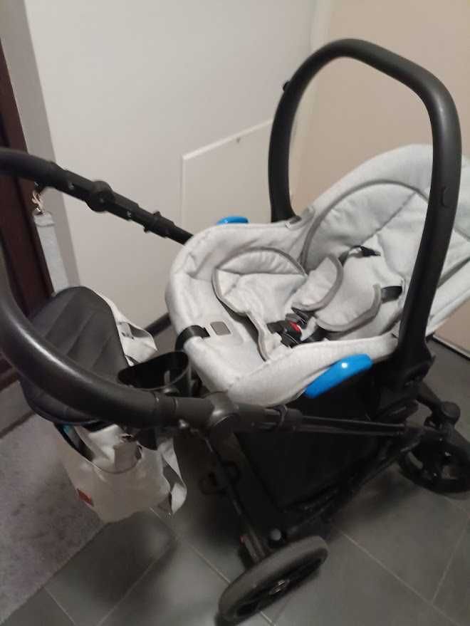 Бебешка количка 3 в1 Baby Merc Piuma, като нова. В гаранция!