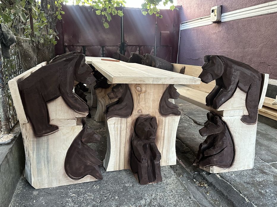 Seturi de mobilier sculptate, pentru terasa