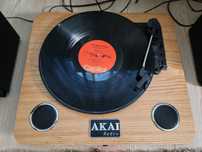 Pick-up retro AKAI ATT-09 + boxe hi-fi SAL 2x40w