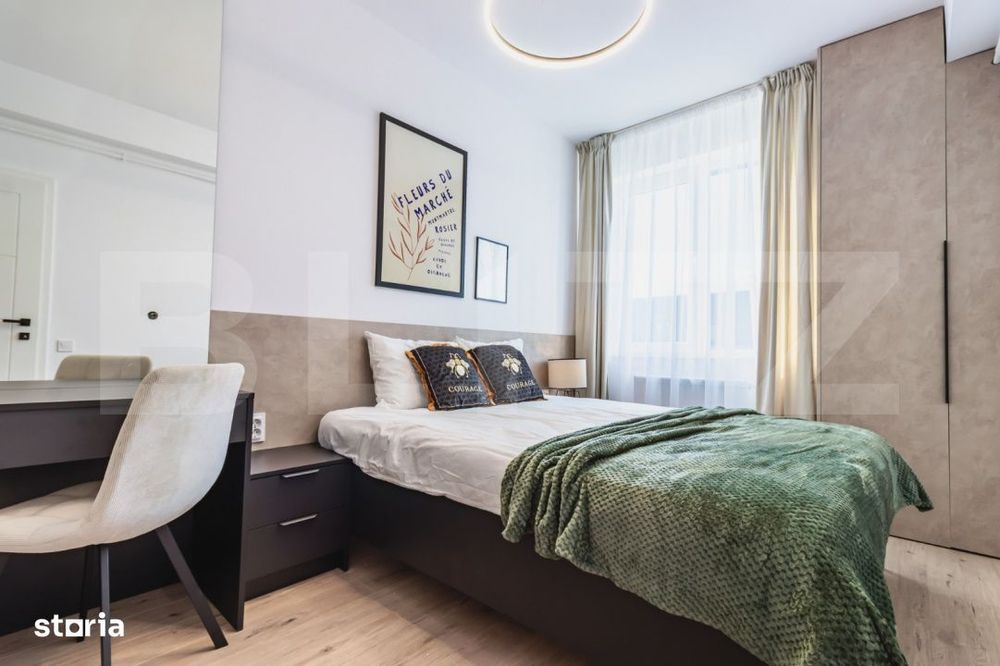 Apartament 2 camere, 41 mp, terasa 10 mp, garaj, zona Terra