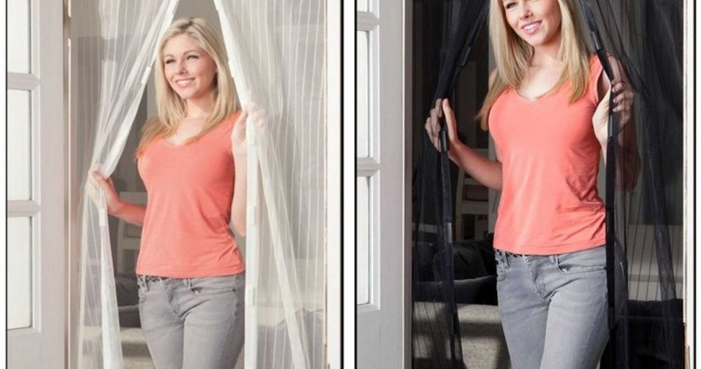 Комарник за врата с магнити