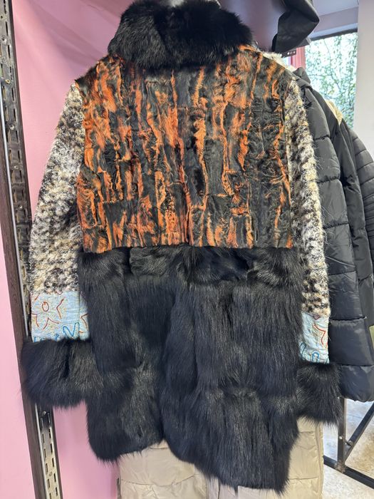 Палто естествен косъм