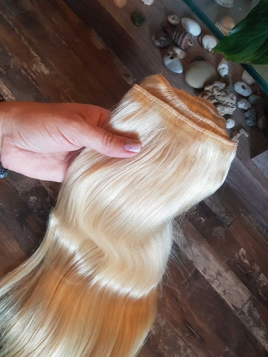 Индийска коса Remy. 200гр. 51см дължина.