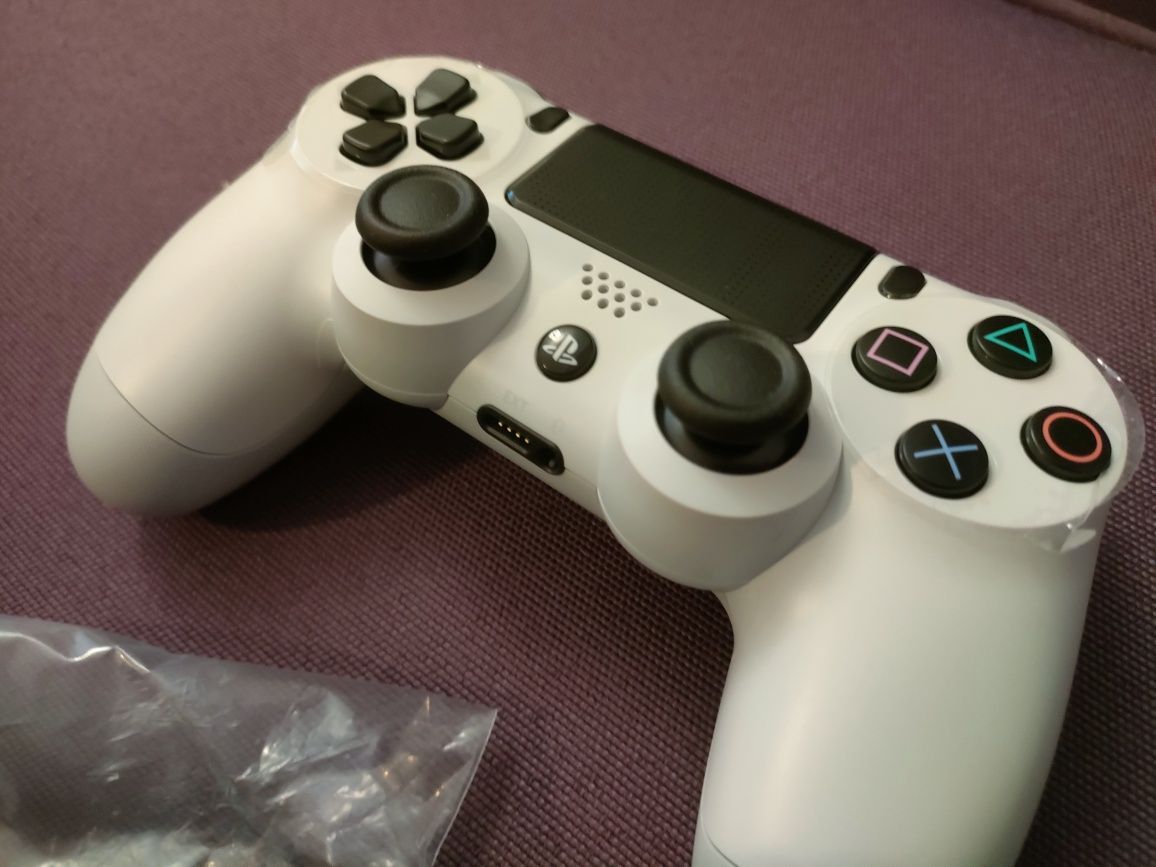 Controller nou playstation 4 dualshock 4 alb ps4