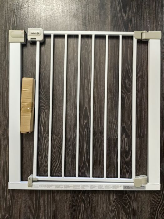 Poarta de siguranta copii Safety 1st Easy Close, metal, alb, latime aj