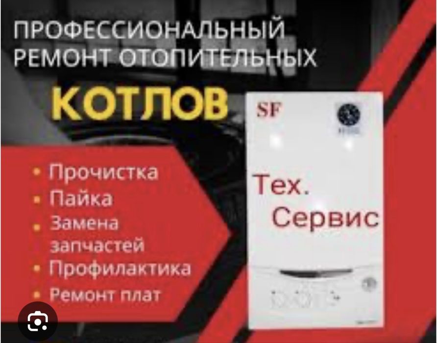 Профилактика Ремонт Чистка газовых котлов