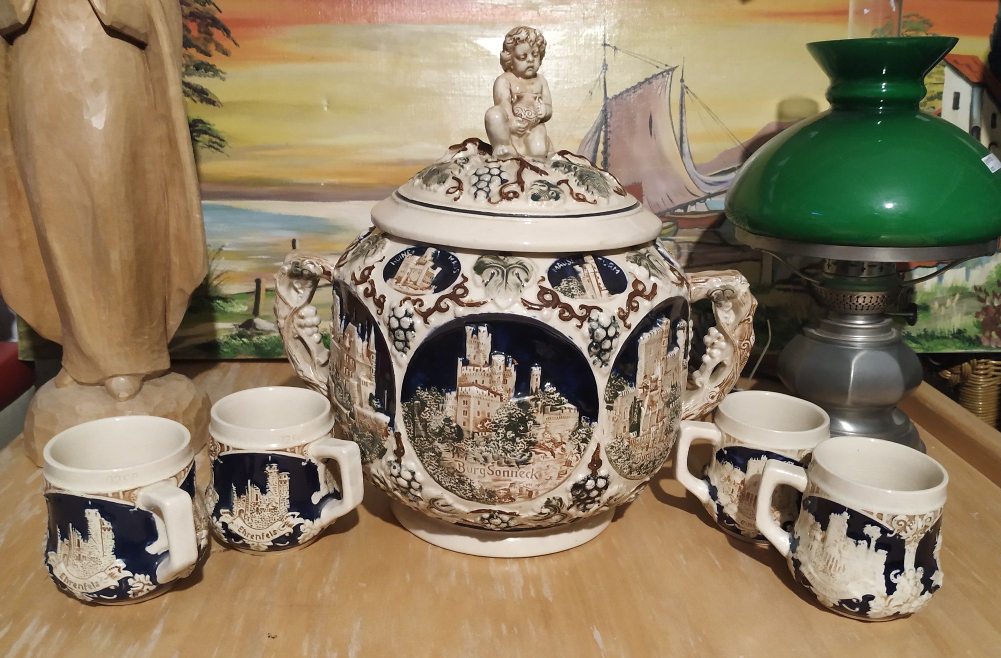 Set ceramic vintage