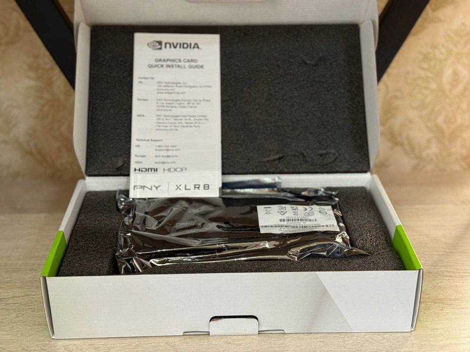 PNY RTX4060 8GB 128BIT GDDR6 Не Греется Не Шумит Пломба и Коробка Есть