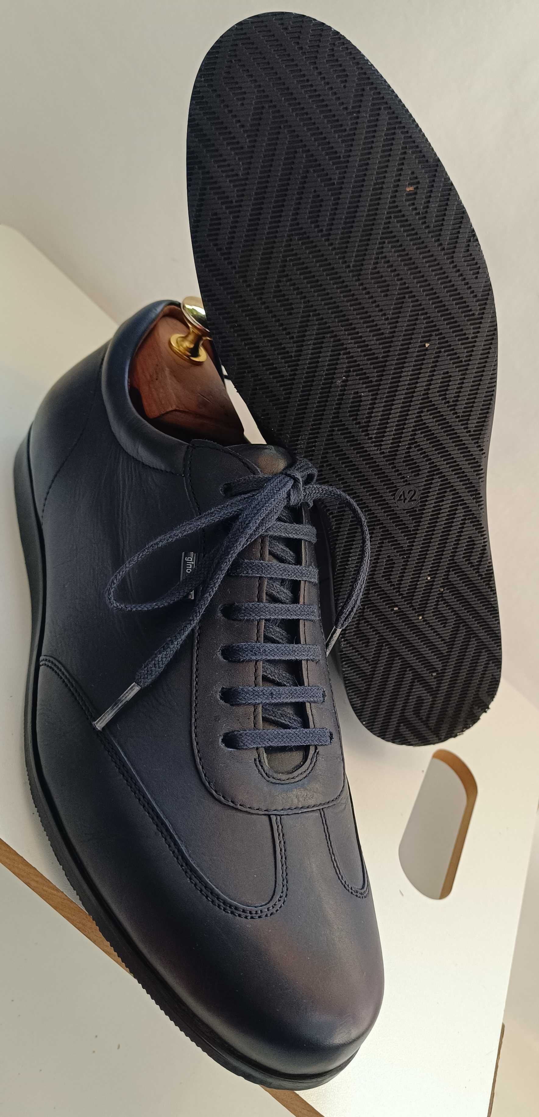 Pantofi sport casual 42 premium Gino Rossi piele naturala moale