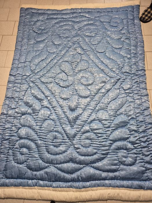 Син вълнен юрган