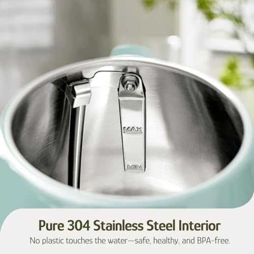 Нова Електрическа кана 1.7L 2200W неръждаема стомана термометър вода