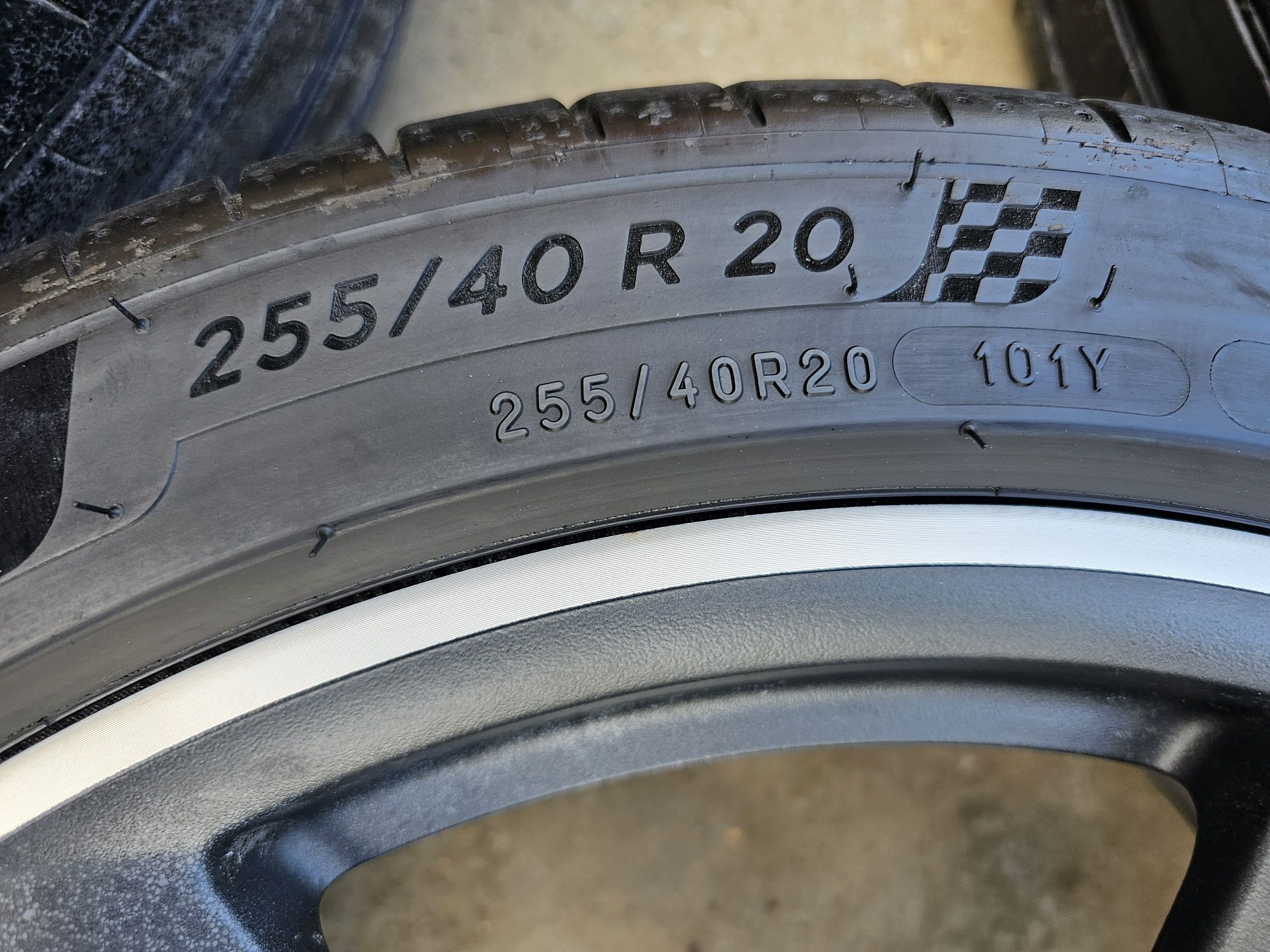 Jante Audi-Vw 20" , cauciucuri Michelin 255/40 R20