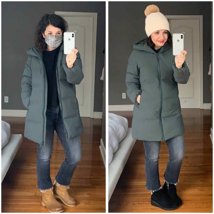 Бесшовный пуховик Uniqlo, Новый!