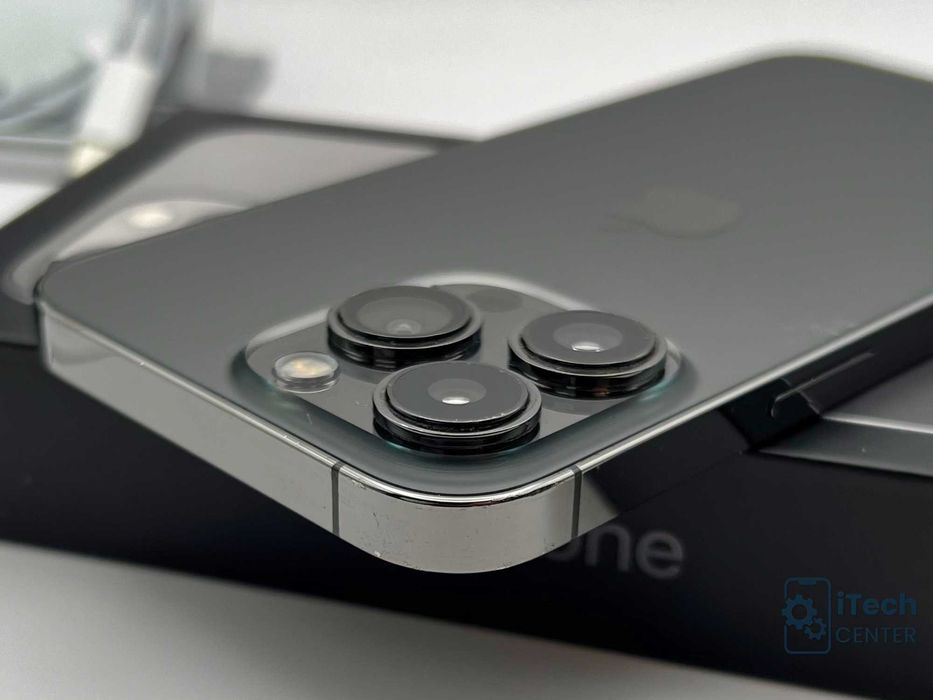 iPhone 13 Pro, 128GB, Graphite, 100% батерия, ОТЛИЧЕН, 1г. ГАРАНЦИЯ!