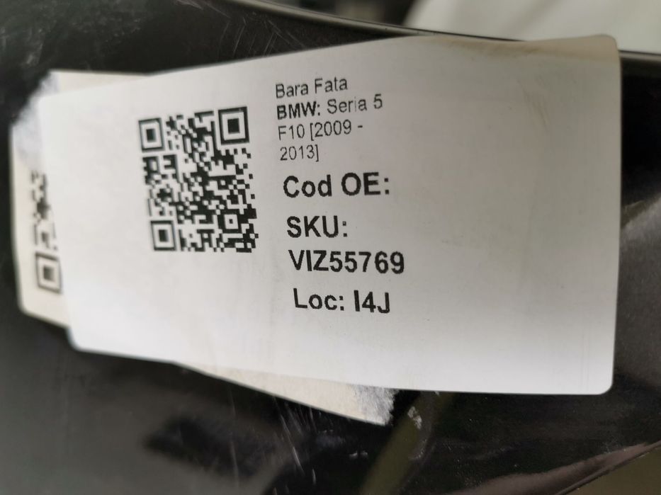 Bara Fata BMW Seria 5 F10 2009 2010 2011 2012 2013 Originala In Stare