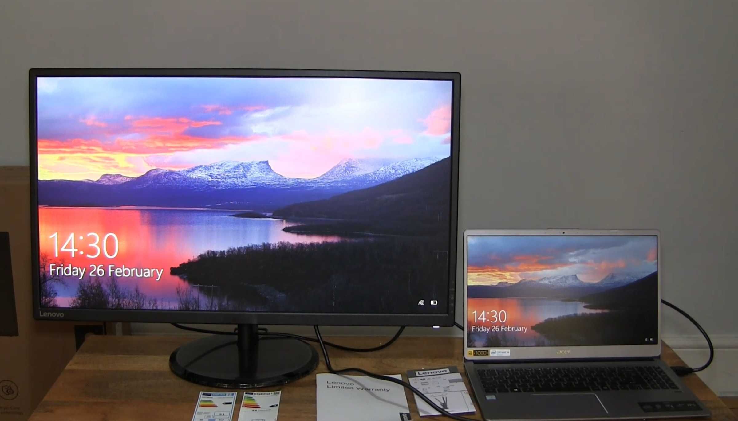 Монитор IPS 32 дюйма \ LENOVO C32Q-20 \ 75 герц В идеальном состоянии!