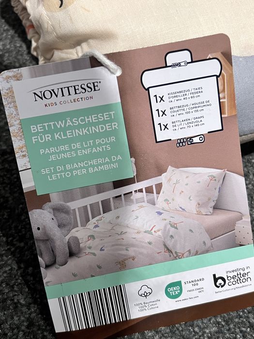 Lenjerie de pat bumbac 100% pentru copii Novitesse