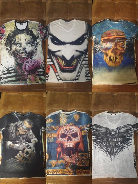 Новые мужские футболки с принтом