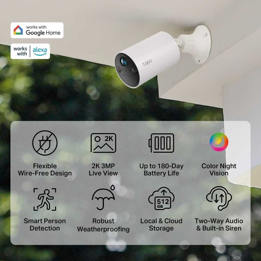 TP-Link TAPO C410 KIT Комплект камеры безопасности на солнечной бат.+