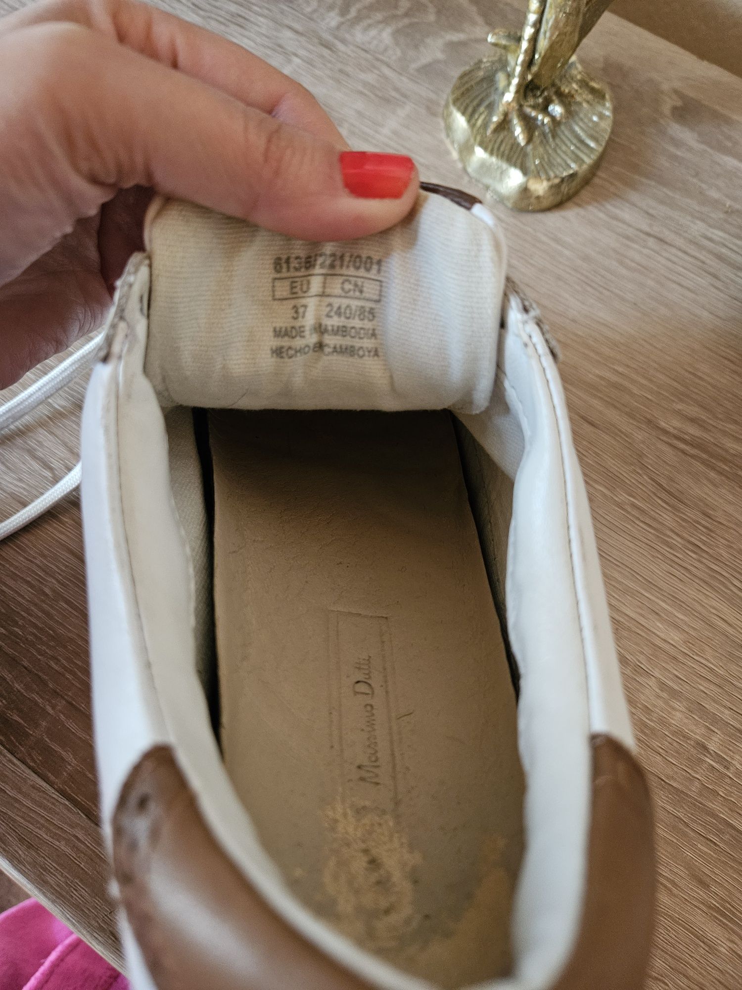 Adidasi Massimo Dutti piele 37