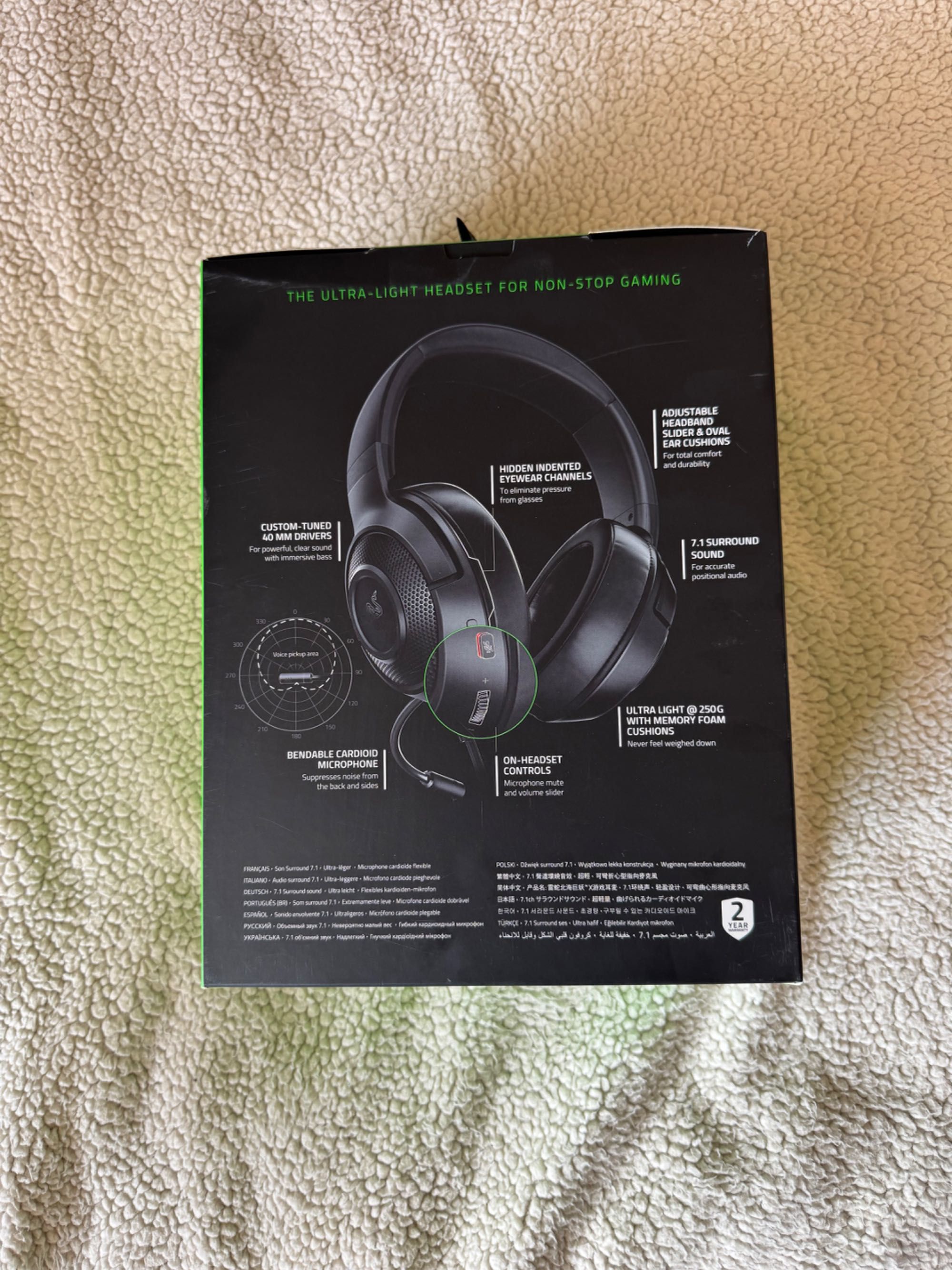 Razer Black Widow Mechanical Keyboard + Kraken X + Deathadder Elite