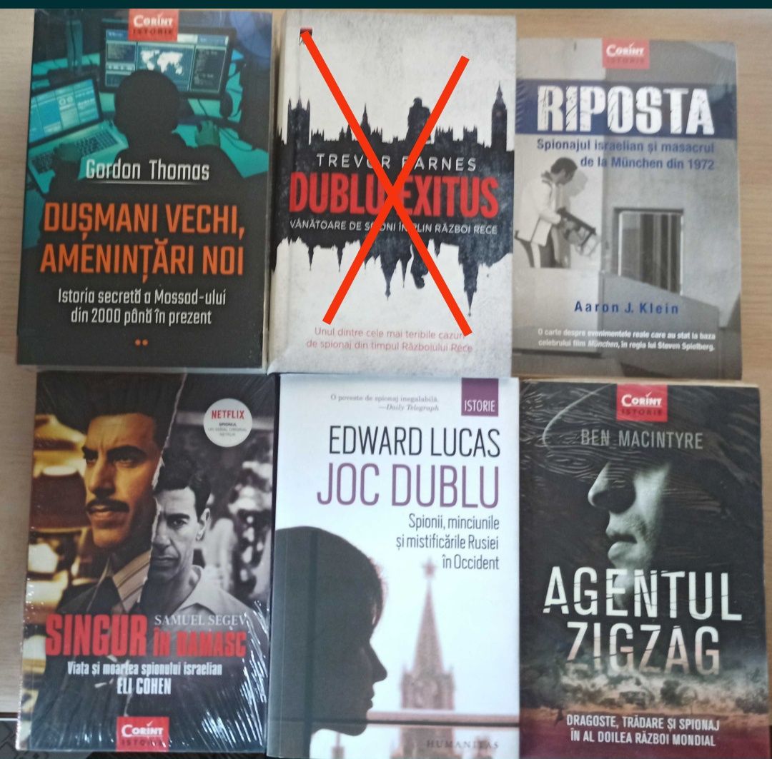 Carti de istorie despre spionaj, servicii secrete
