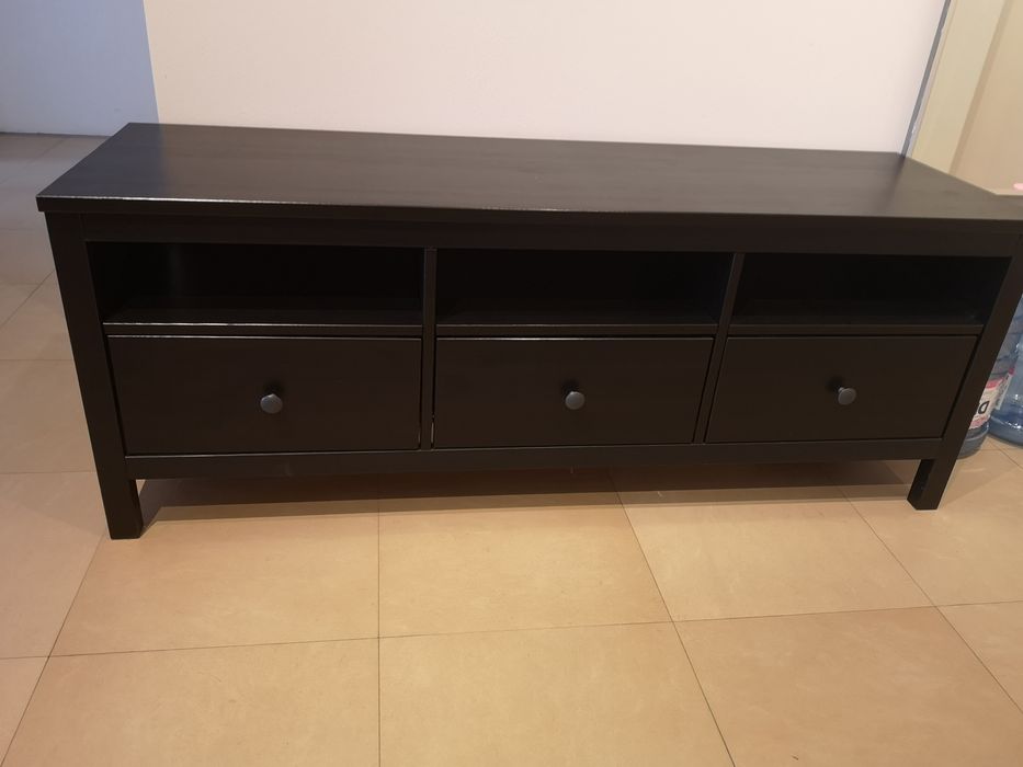 IKEA HEMNES TV шкаф черно-кафяв